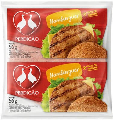 Hambúrguer de Frango e Bovina 56g — Perdigão