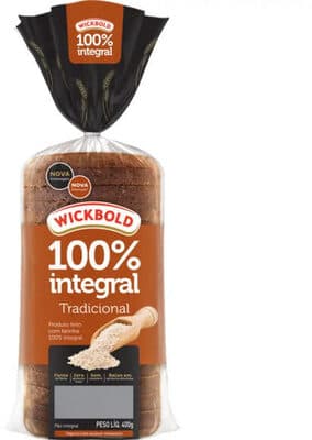 Pão de Forma Integral 400g — Wickbold